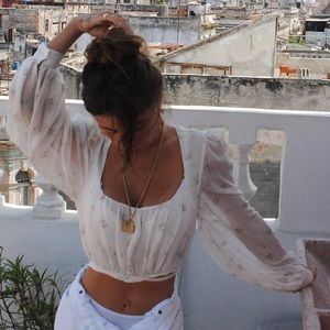 The Rosemilk Very Rare Phoebe Silk Top